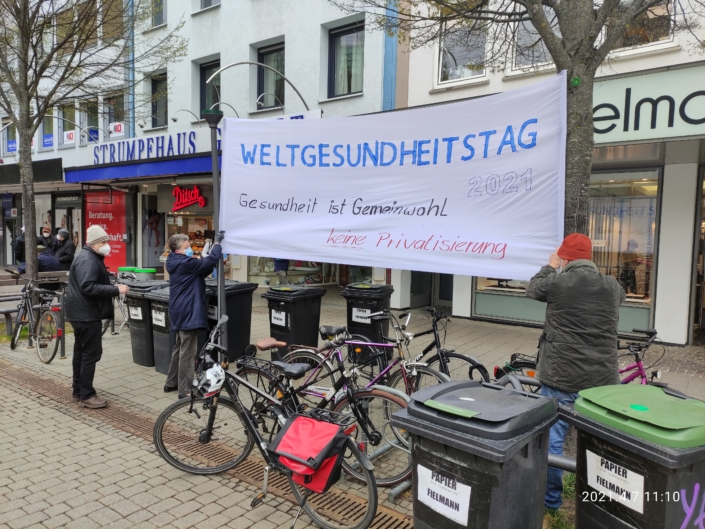 Weltgesundheitstag 07.04.21 Darmstadt