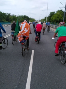 Bild von der Raddemo