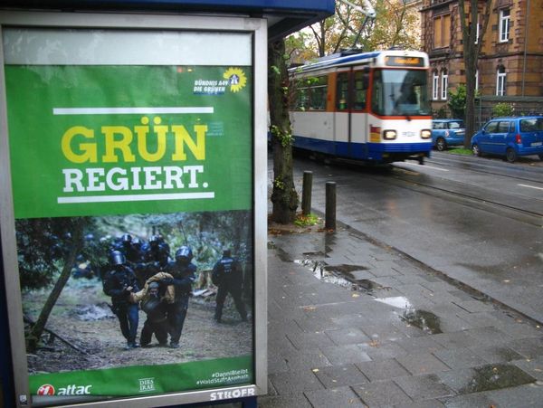 Adbustig gegen die Danniräumung